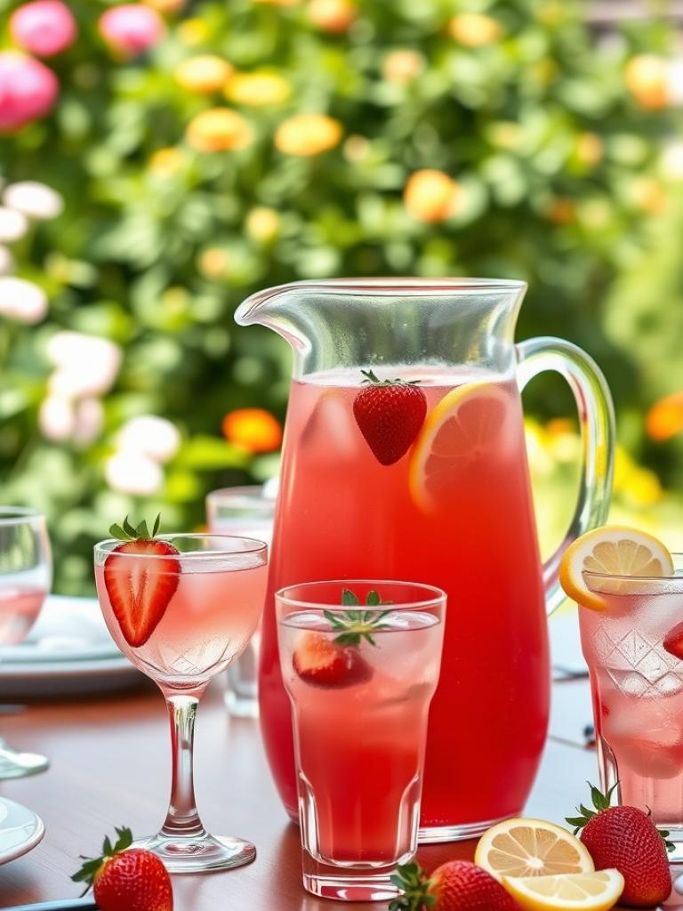Çilekli Limonata Tarifi: Yaz Sofralarının Favorisi