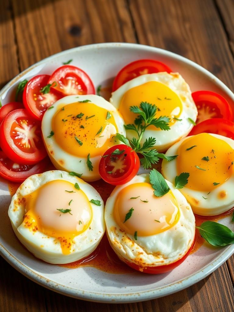 Fırında Domatesli ve Peynirli Yumurta Tarifi: Şık ve Lezzetli