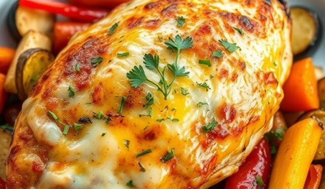 Fırında Kaşarlı Tavuk Tarifi: Kolay ve Lezzetli Akşam Yemeği