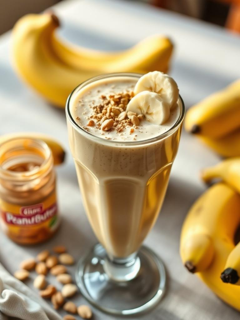 Fıstık Ezmeli Muzlu Smoothie Tarifi: Hızlı ve Besleyici Kahvaltı
