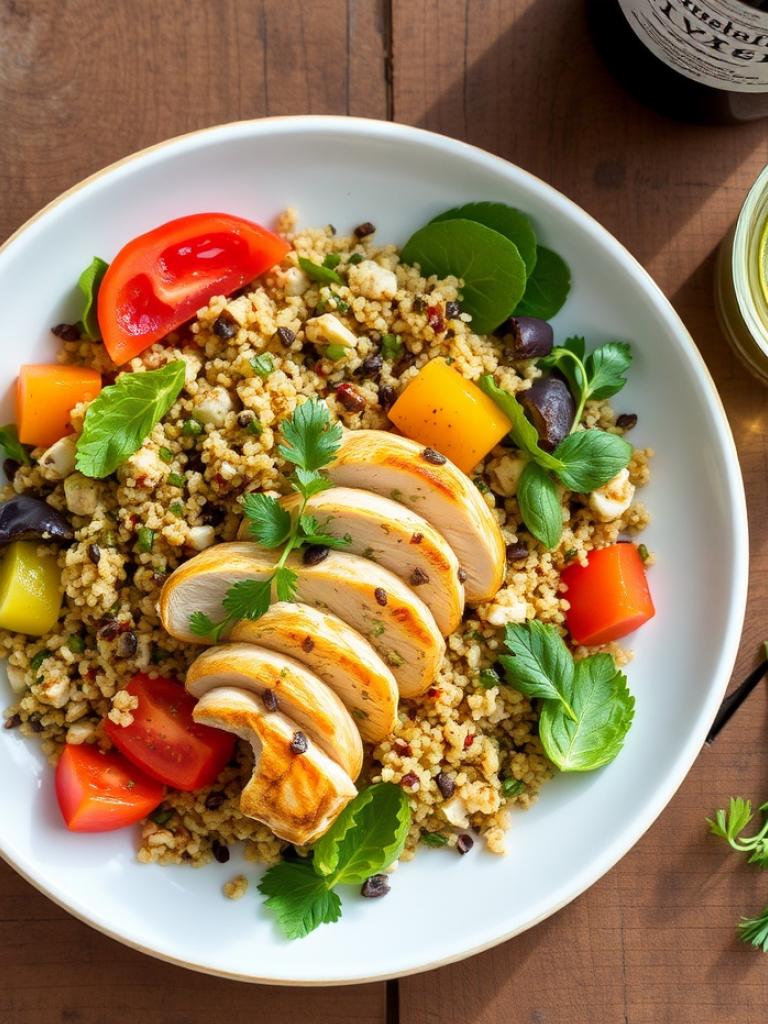 Kinoalı Tavuk Salatası Tarifi: Yüksek Proteinli Sağlıklı Seçenek