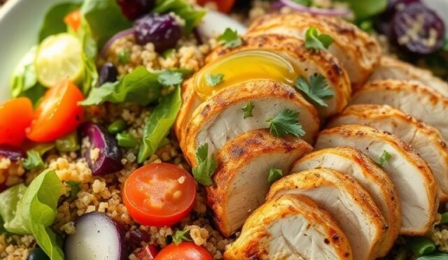Kinoalı Tavuk Salatası Tarifi: Yüksek Proteinli Sağlıklı Seçenek