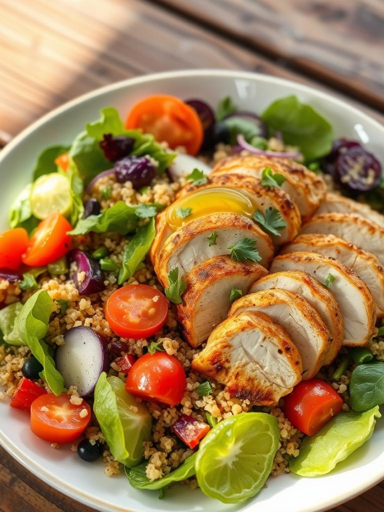 Kinoalı Tavuk Salatası Tarifi: Yüksek Proteinli Sağlıklı Seçenek