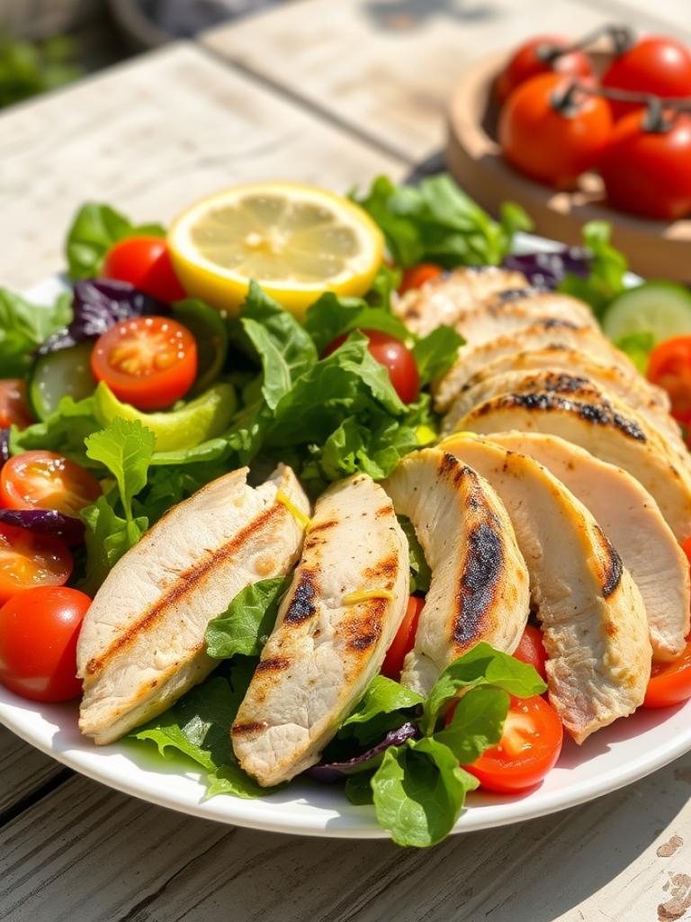 Limonlu Tavuklu Salata Tarifi: Ferahlatıcı ve Hafif