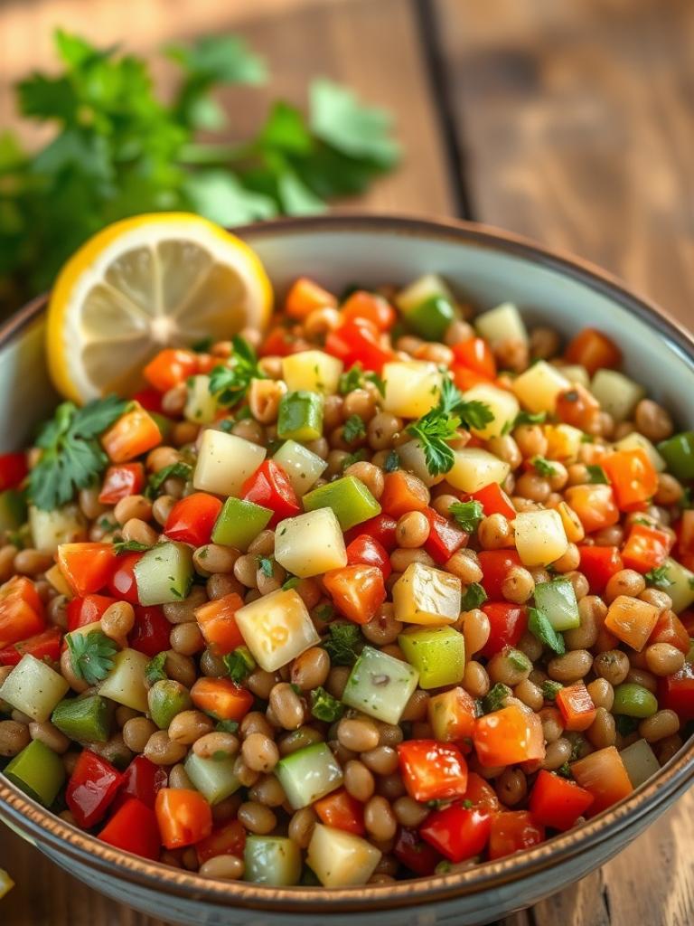 Mercimek Salatası Tarifi: Doyurucu ve Lif Zengini Diyet Öğünü