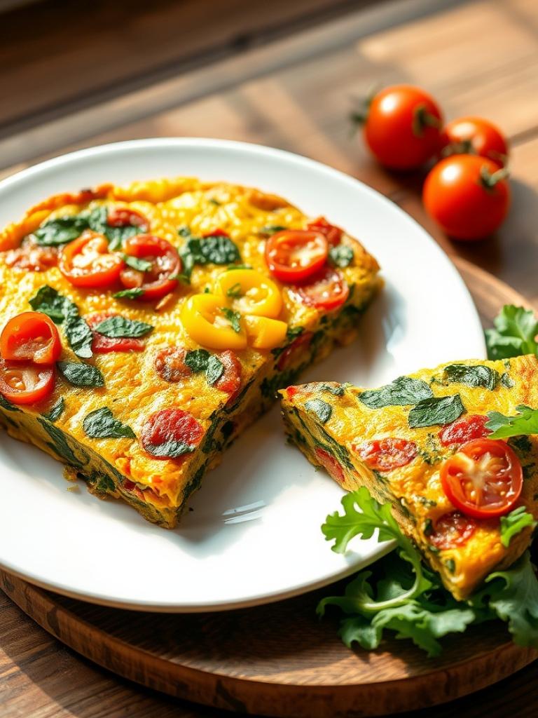 Sebzeli Frittata Tarifi: Düşük Karbonhidratlı ve Lezzetli
