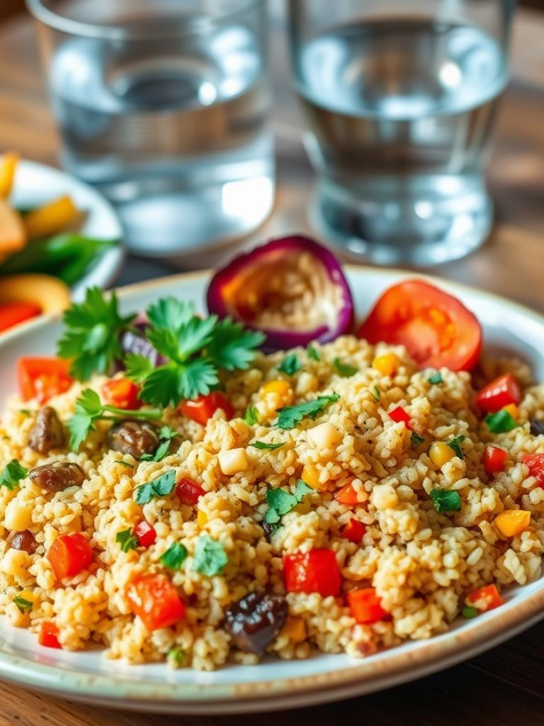 Sebzeli Karabuğday Pilavı Tarifi: Glutensiz ve Besleyici Diyet Yemeği