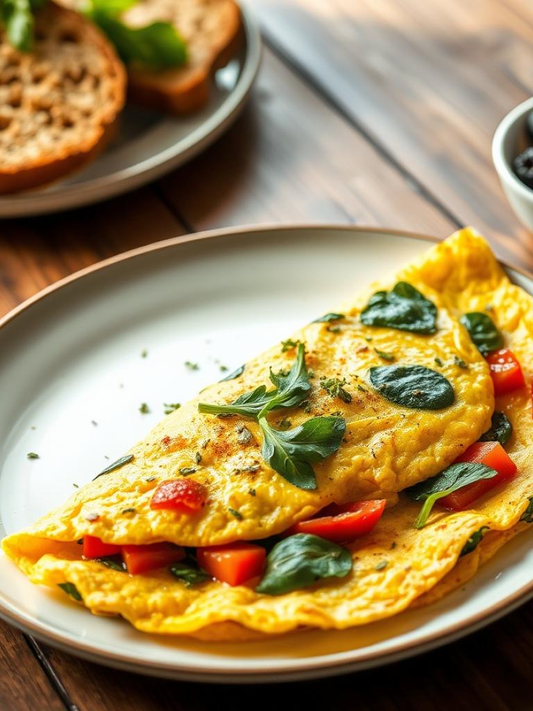 Sebzeli Omlet Tarifi: Düşük Kalorili ve Tok Tutan Kahvaltı Seçeneği