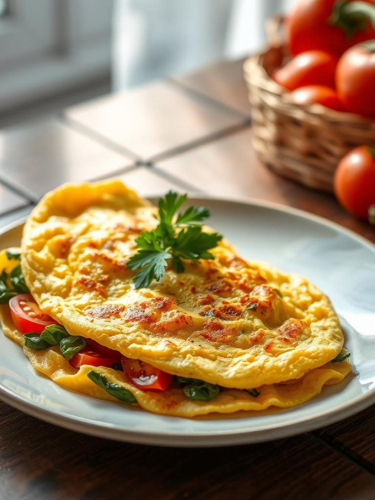 Sebzeli Omlet Tarifi: Sağlıklı ve Protein Zengini Diyet Kahvaltısı