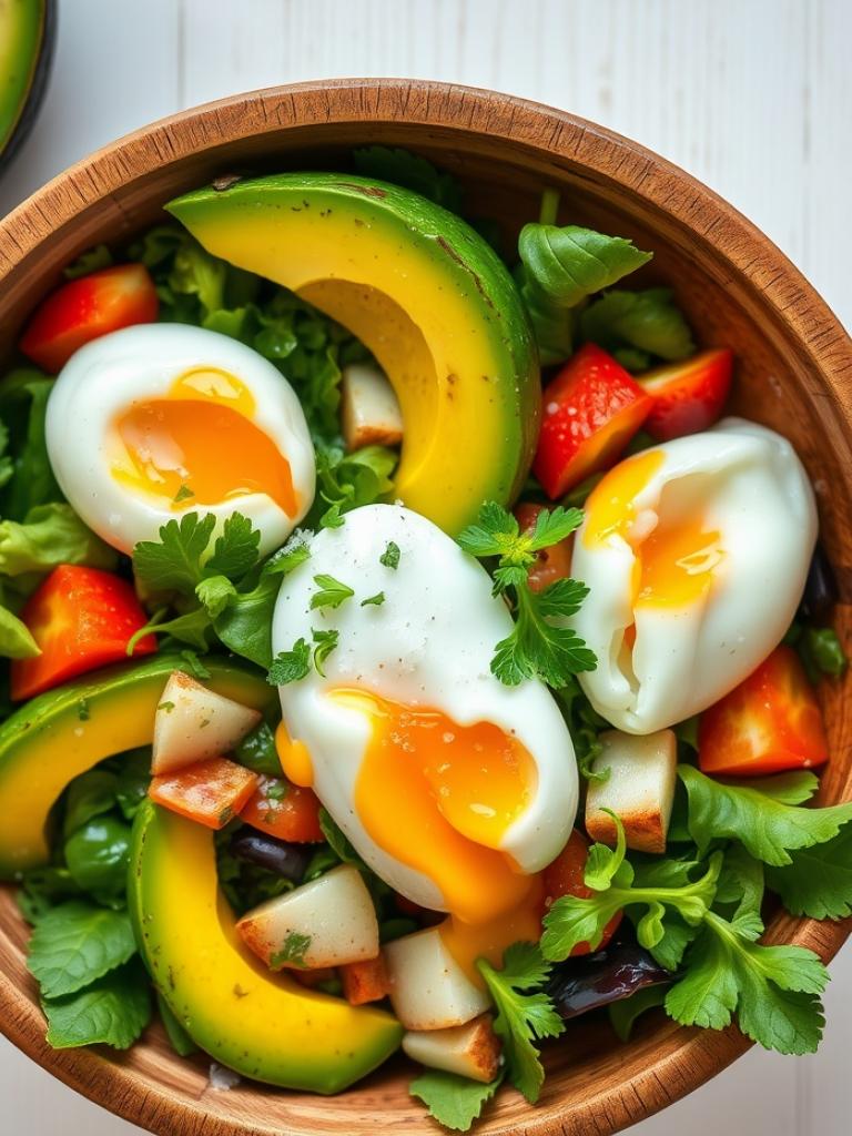 Yumurtalı Avokado Salatası Tarifi: Zengin ve Besleyici